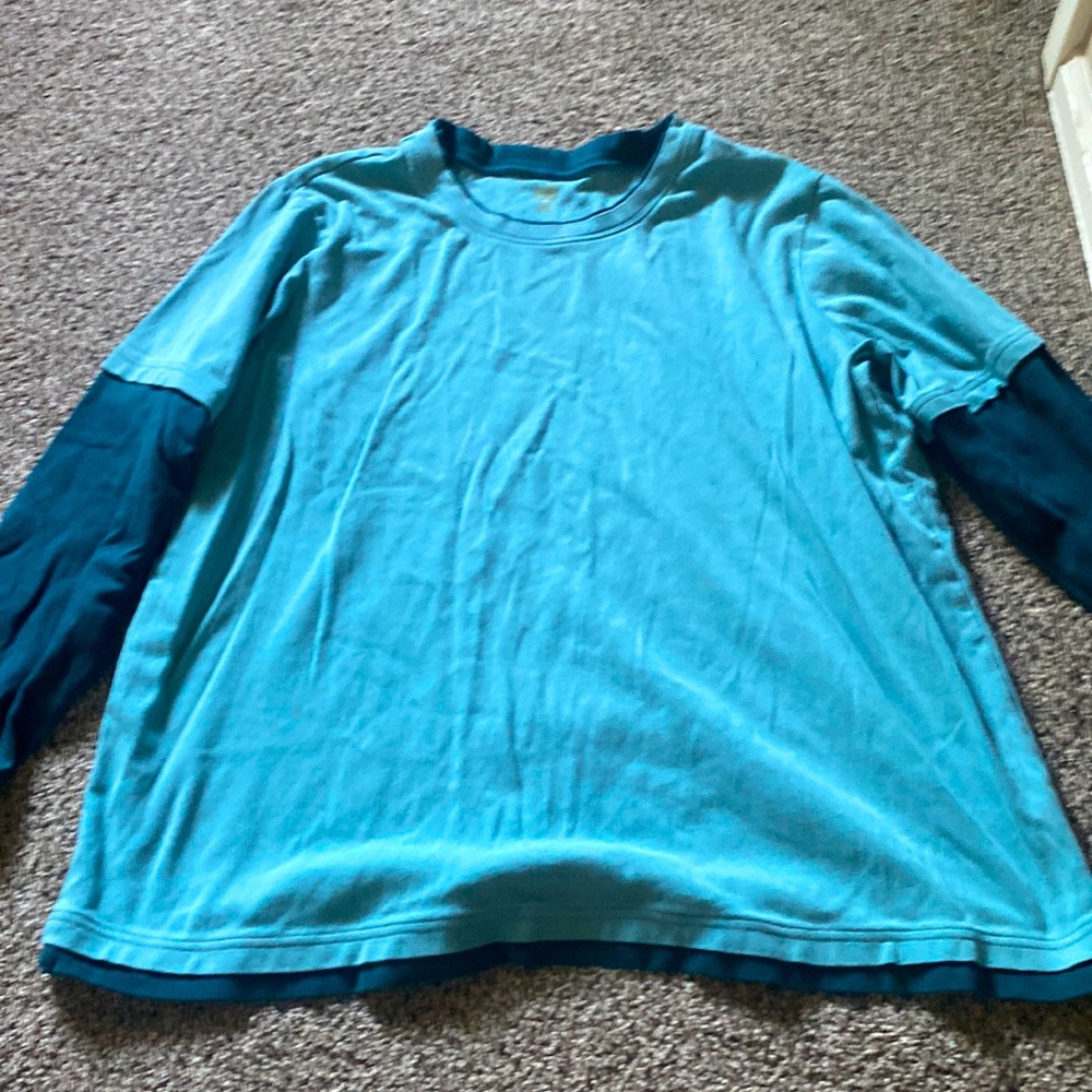 Blue Long Sleeve Shirt, Size L